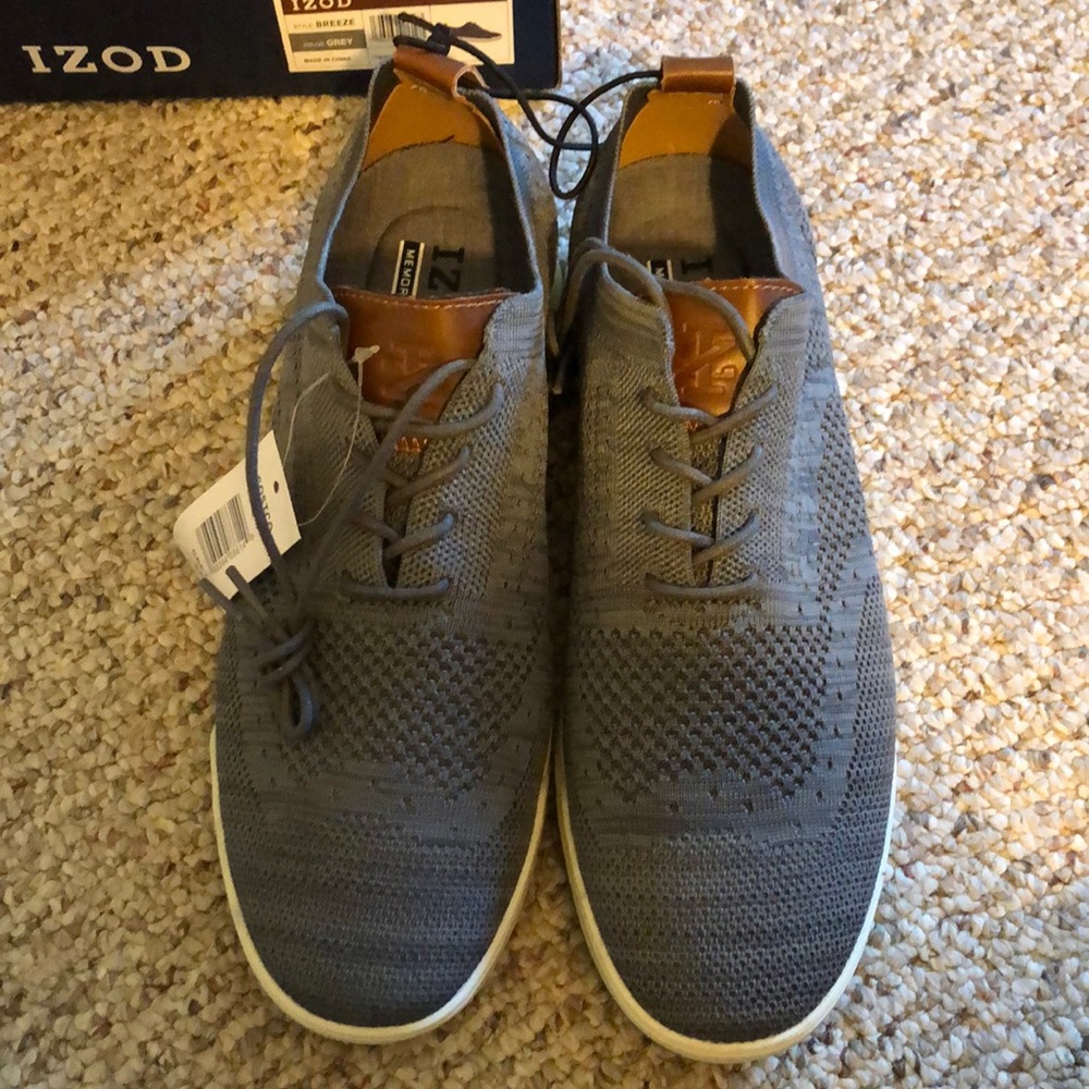 IZOD memory foam BREEZE KNIT OXFORD SHOES size 10